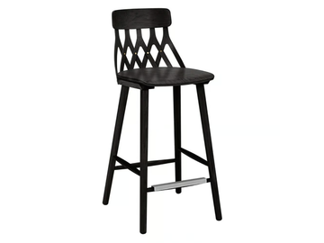 Y5 680S - High ash stool with footrest by Hans K - view 2